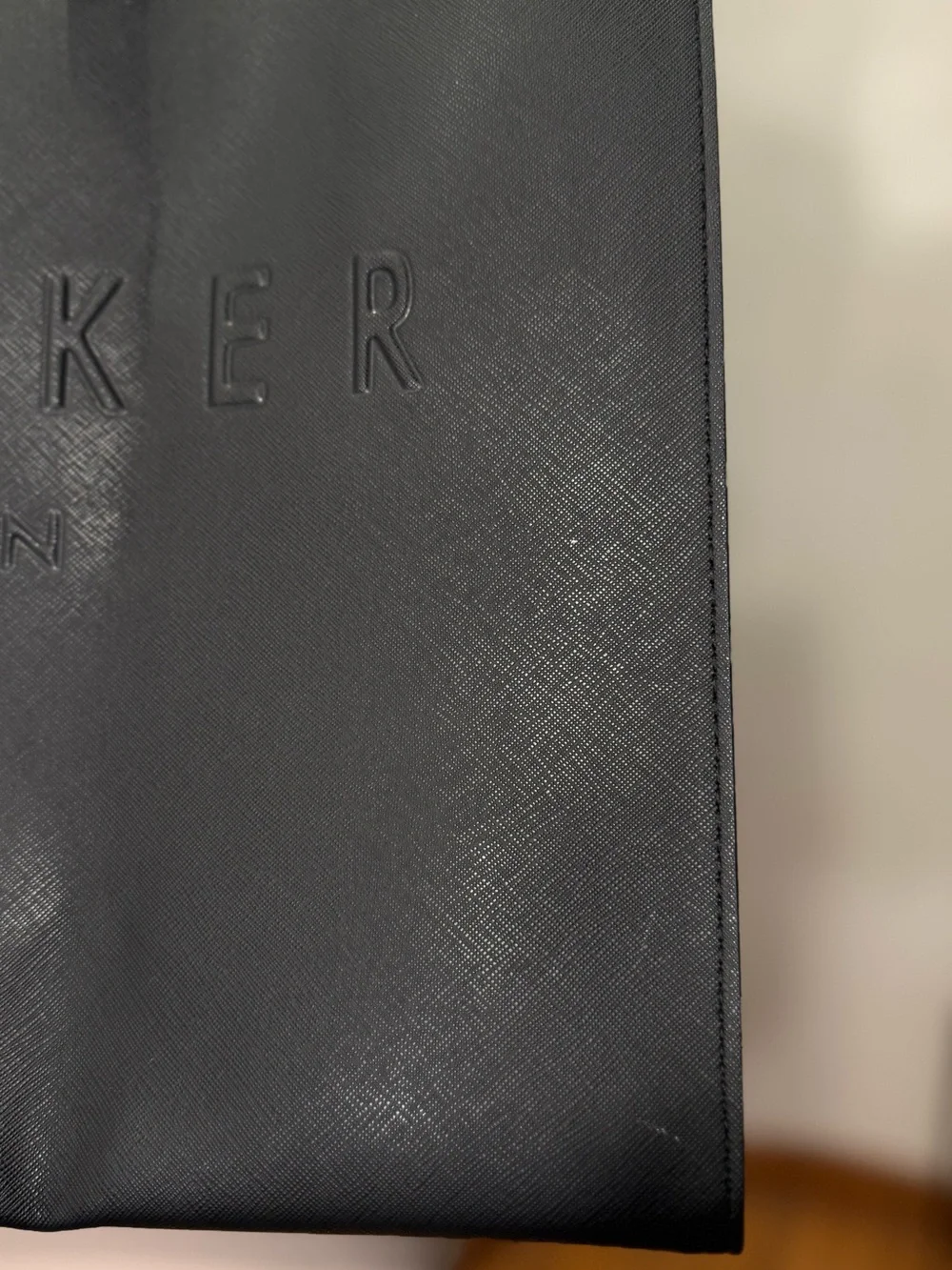 Ted Baker Black Embossed Large Tote